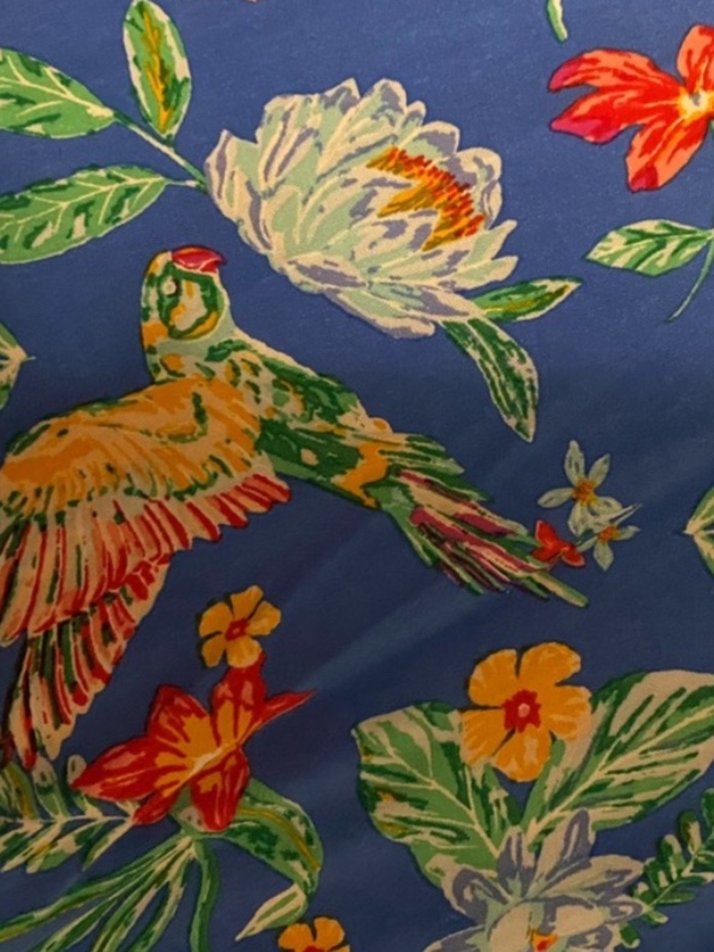 Tropical Floral Summer Mini-Dress XXL - Picture 4 of 5